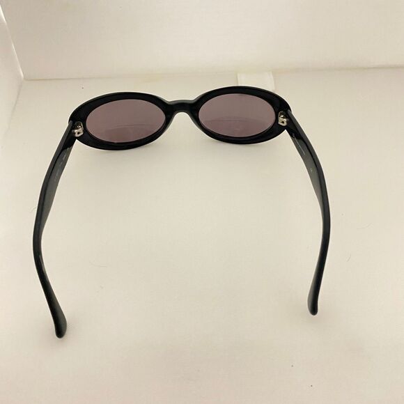 #5780 Sergio Taccaini All Black Oval Eyeglass Sunglasses ST1557 Small 130 main image 4
